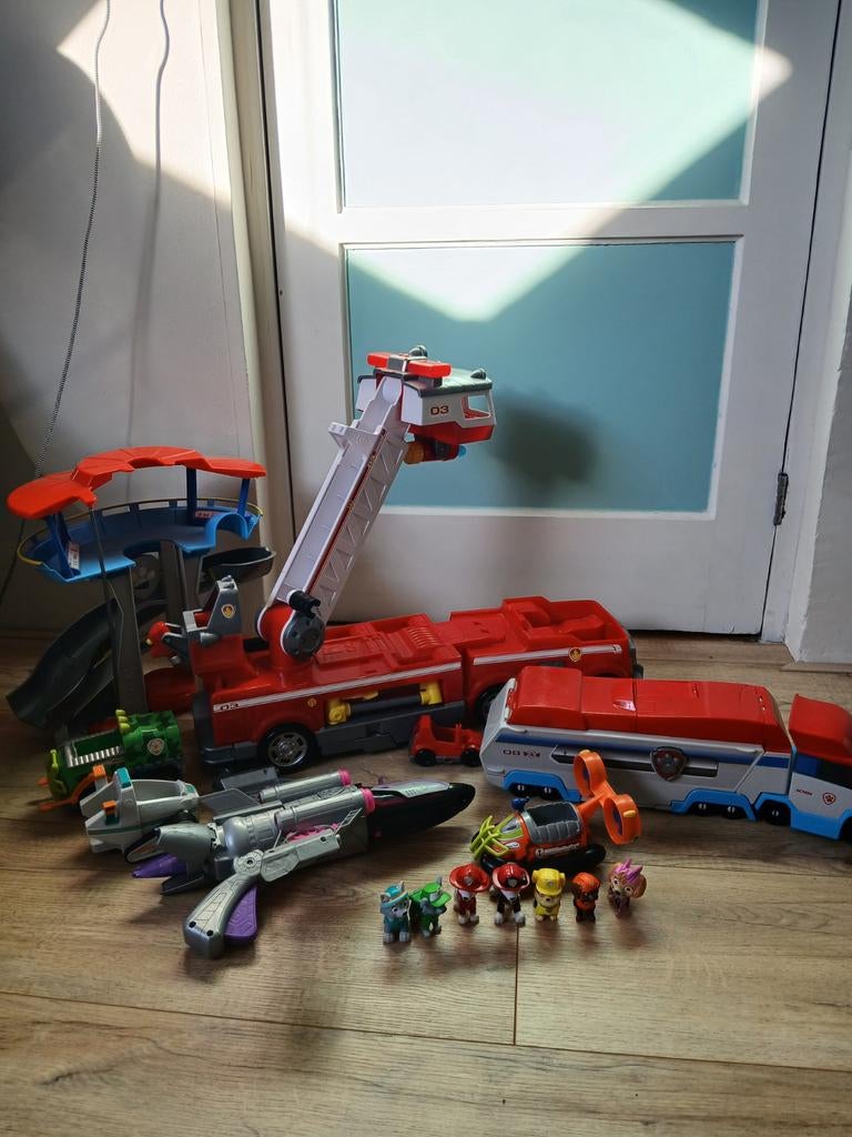 Paw patrol set, Ophalen of Verzenden, Gebruikt