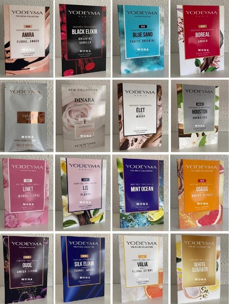 Yodeyma diverse niche parfum samples proefjes testers, Sieraden, Tassen en Uiterlijk, Uiterlijk | Parfum, Nieuw, Verzenden