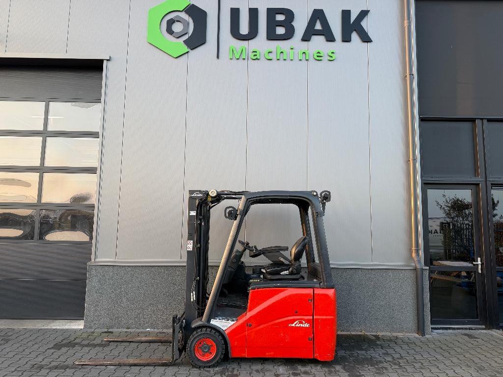 Linde E16 elektrische heftruck 'triplo' 'sideshift', Linde, Heftruck, Ophalen of Verzenden, 1000 tot 2000 kg