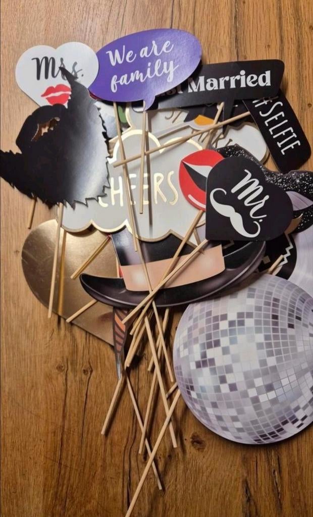 Feest Props voor Bruiloft of Party, Ophalen, Nieuw, Feestartikel, Geboorte of Huwelijk