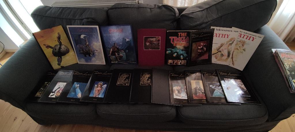 Grote verzameling Don Lawrence boeken, posters etc., Eén stripboek, Ophalen of Verzenden, Zo goed als nieuw