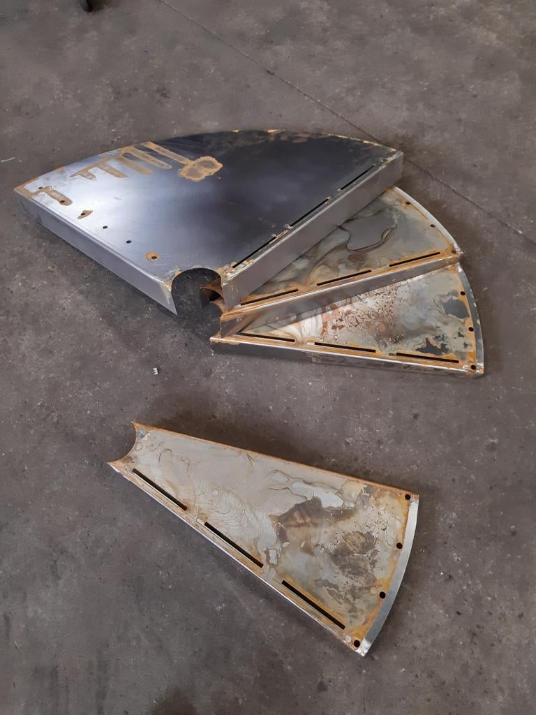 Stalen spiltrap treden, Ophalen, Minder dan 2 meter