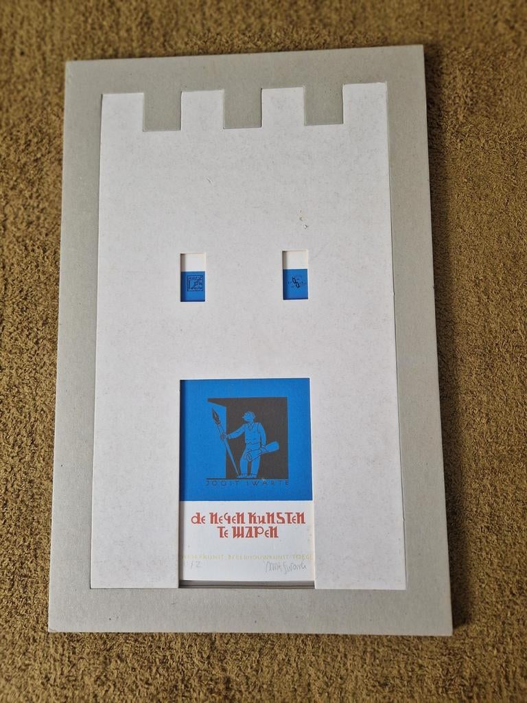 Joost Swarte De Negen Kunsten te Wapen, Antiek en Kunst, Kunst | Litho's en Zeefdrukken, Ophalen of Verzenden