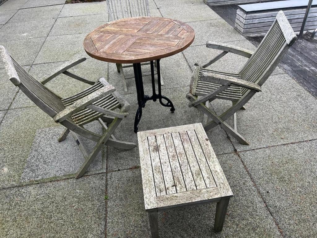 Tuin Meubel Set, Tuin en Terras, Tuinsets en Loungesets, Ophalen, Gebruikt, Hout, Tuinset