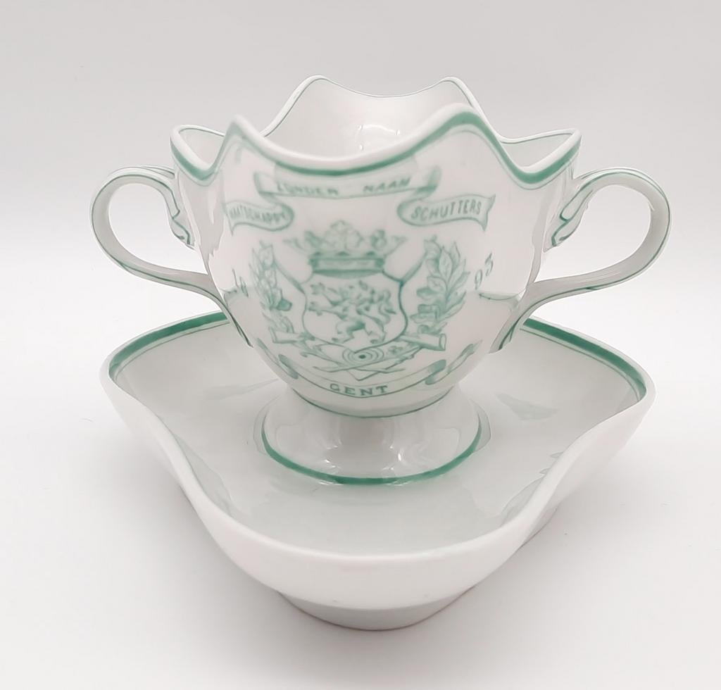 Vintage Sauskom Maatschappy Zonder Naam Schutters Gent 1893, Antiek en Kunst, Verzenden