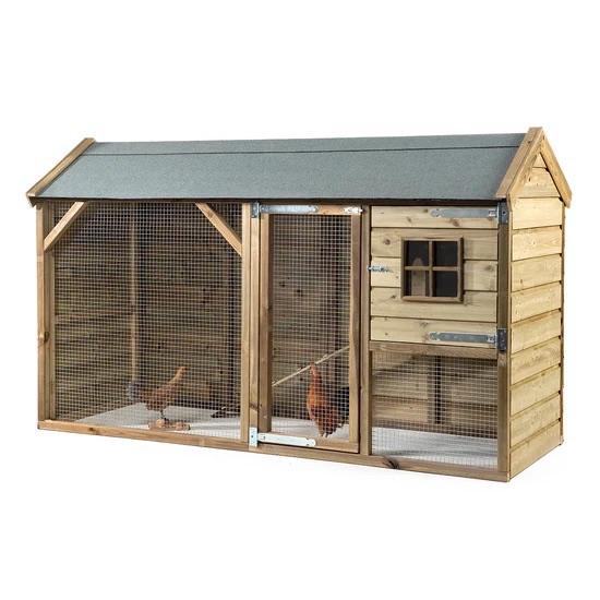 Houten Kippenhok Kiki | Nachthok + Overdekte Ren | Glorenza, Dieren en Toebehoren, Pluimvee | Toebehoren, Ophalen of Verzenden