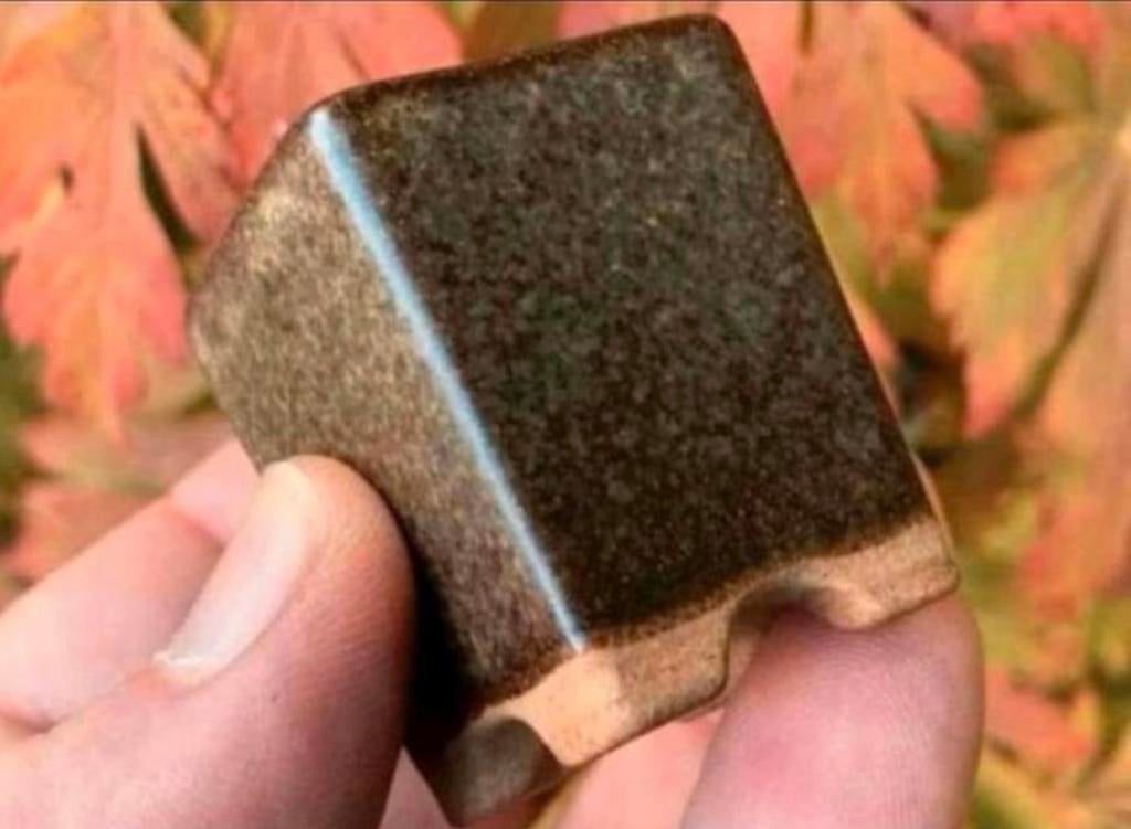 Bonsai Mame Cascade potje Brons kleurig 3,5x3,4x4,4, Vierkant, Ophalen of Verzenden, Zo goed als nieuw, Aardewerk