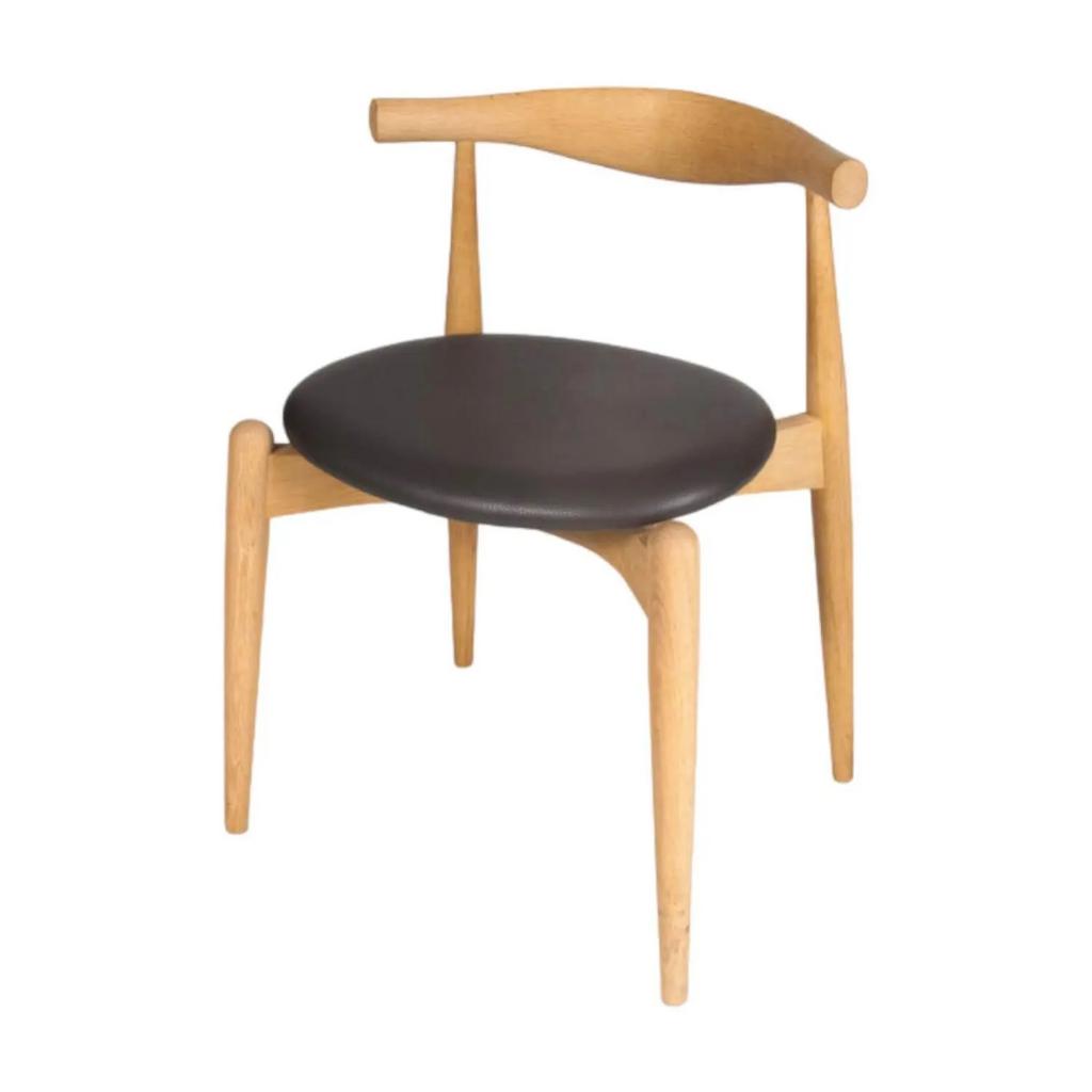 ++ ZOEKEN ++ Carl Hansen CH20 Elbow Chair Stoel Hans Wegner, Ophalen, Zo goed als nieuw, Zwart, Eén