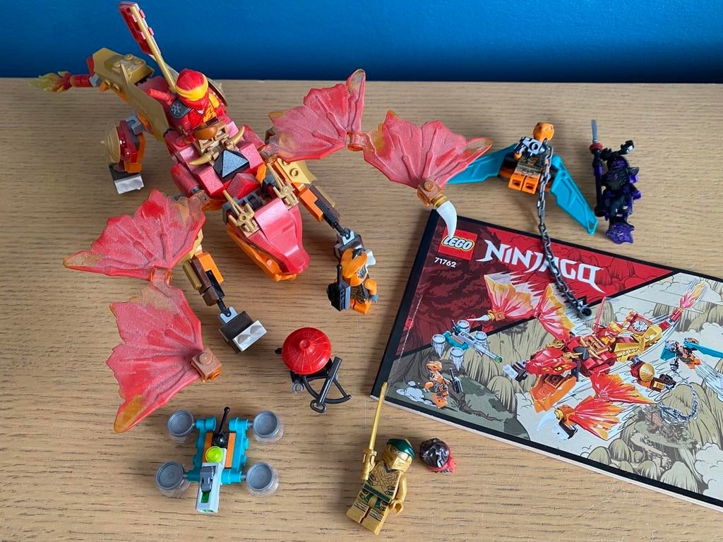 71762 lego Kai’s Ninjago Vuurdraak, Ophalen of Verzenden, Zo goed als nieuw