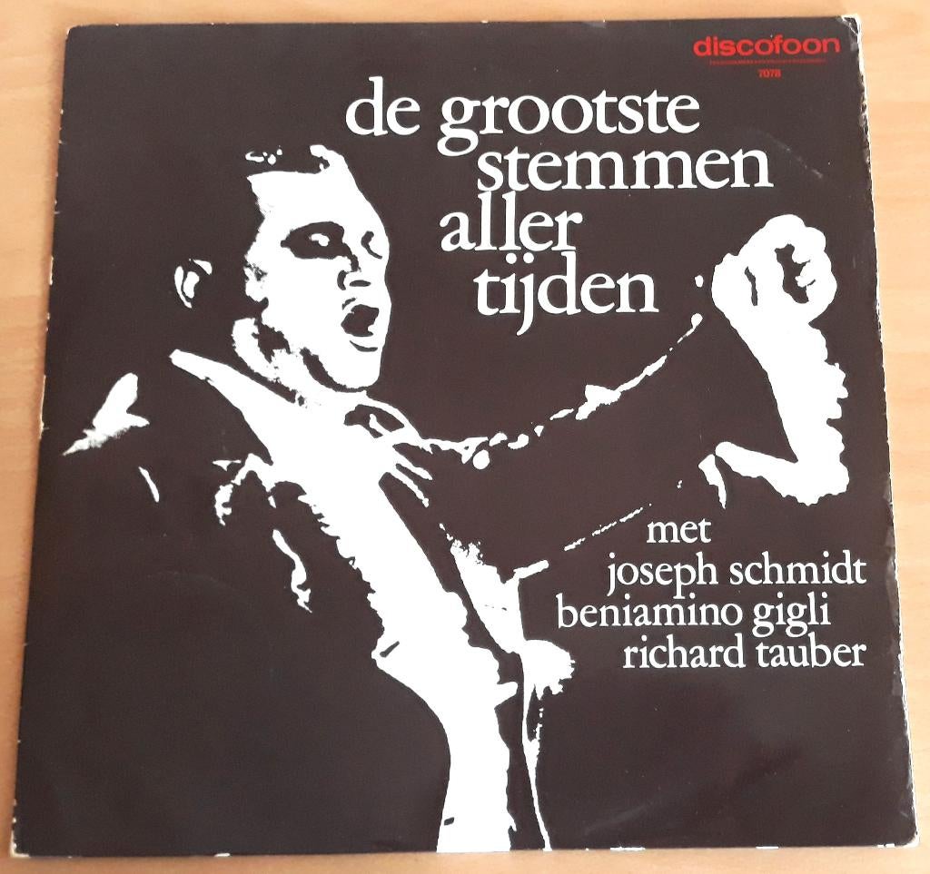 De Grootste Stemmen Aller Tijden - Schmidt/Gigli/Tauber enz., Opera of Operette, Ophalen of Verzenden, Zo goed als nieuw, Romantiek