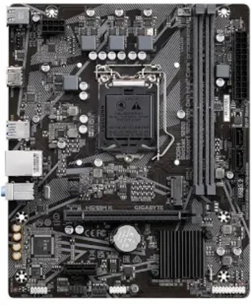 Gigabyte h510m h v2. Socket 1200 micro atx moederbord, Computers en Software, Moederborden, Ophalen, Zo goed als nieuw, Intel