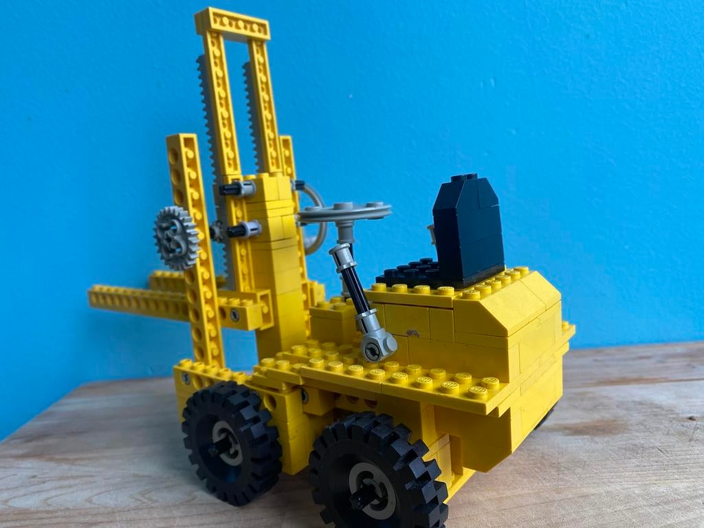 Oude Lego technic 850 heftruck Fork Lift uit 1977, Ophalen of Verzenden, Gebruikt, Complete set, Lego