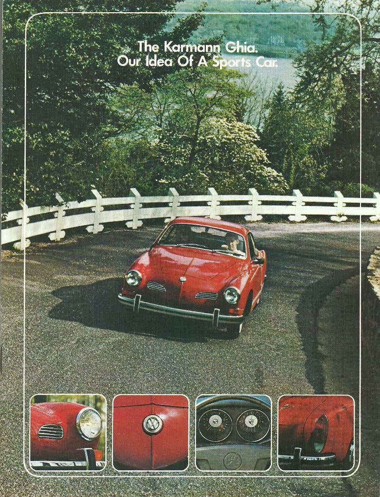 Volkswagen Karmann Ghia (cabrio) folder, Ophalen of Verzenden, Zo goed als nieuw, Volkswagen