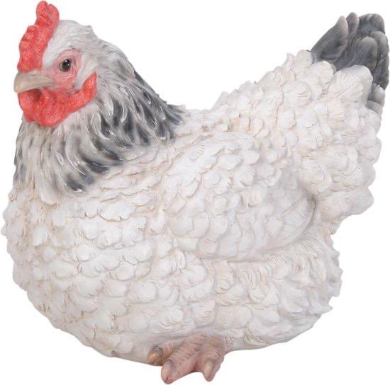 Kippen zittend 26x17x19cm . Dierenbeeld 3 kleuren., Ophalen of Verzenden, Nieuw, Dier