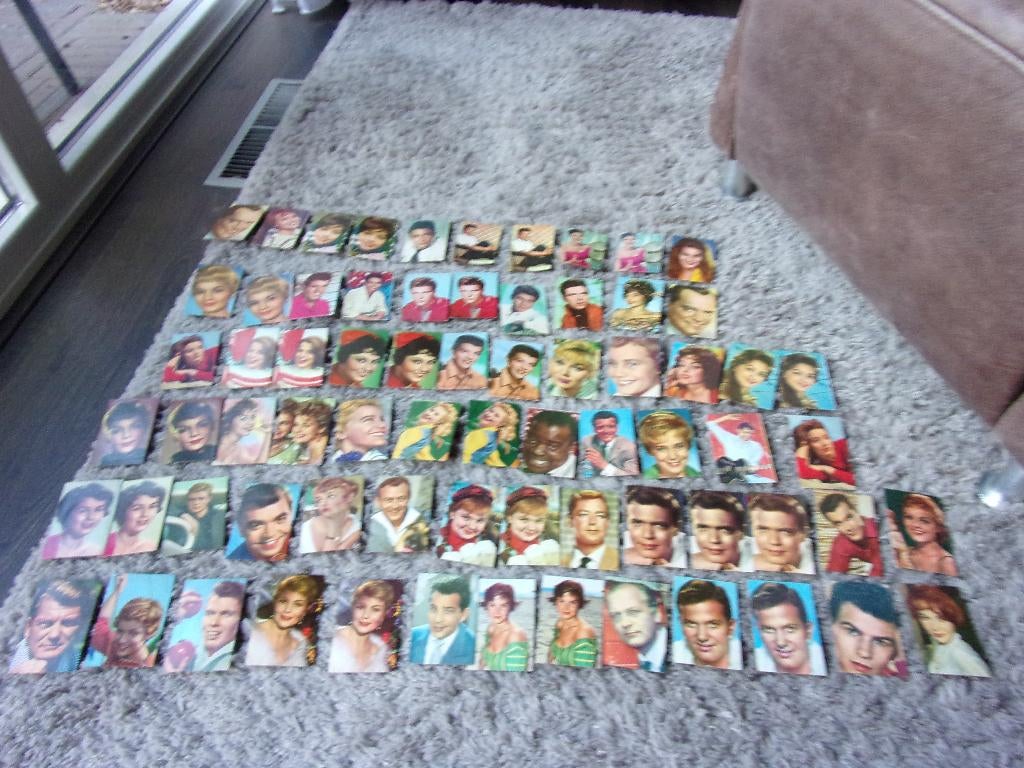 72X FILMSTERREN VERZAMELKAART/KLEINE FILMSTER KAARTJES/1KOOP, Verzamelen, Ophalen, Foto of Kaart