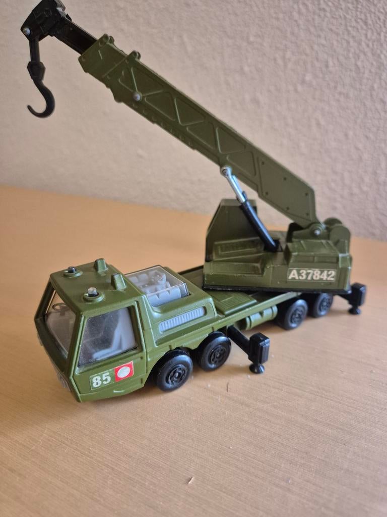 Matchbox Hercules Crane - Lesney 1974 Kraanwagen, Ophalen of Verzenden, Gebruikt, Jongen of Meisje