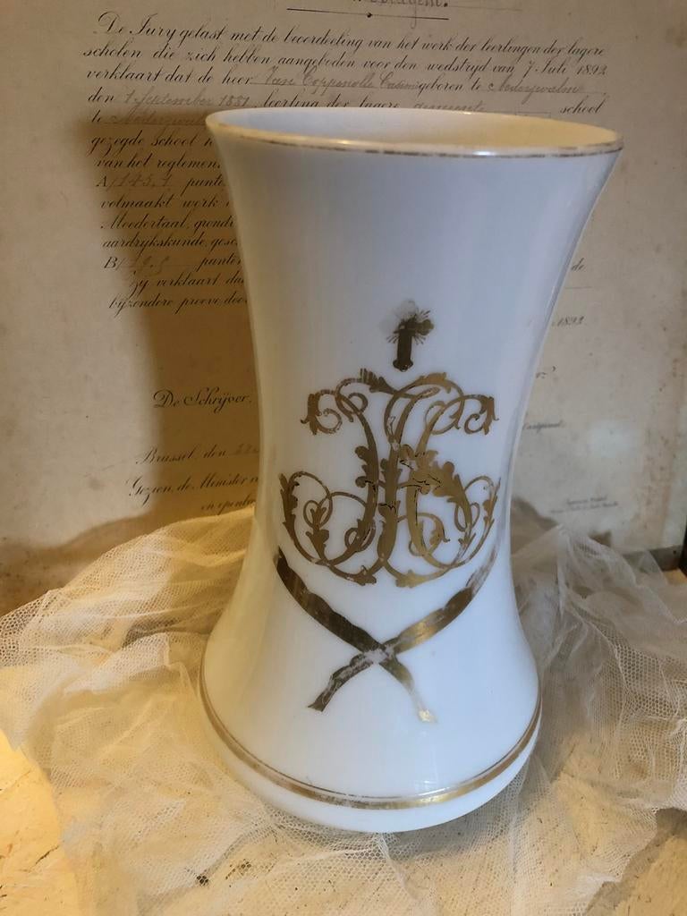 Opaline vaas, Ophalen of Verzenden