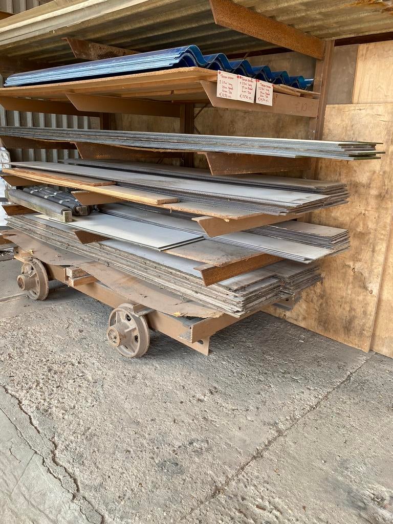 HPL Trespa stroken +/- 2,5m, Ophalen, Gebruikt, HPL, Minder dan 20 mm