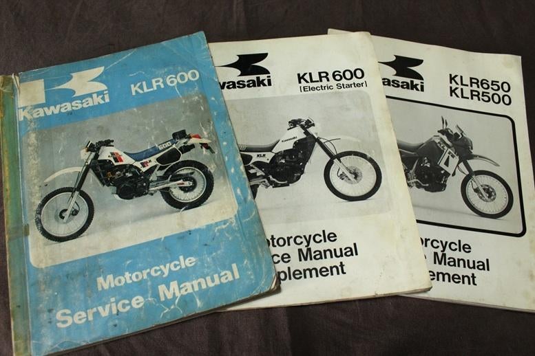 Kawasaki KLR600 KLR650 KLR500 1984 - 1989 service manual, Ophalen of Verzenden, Kawasaki