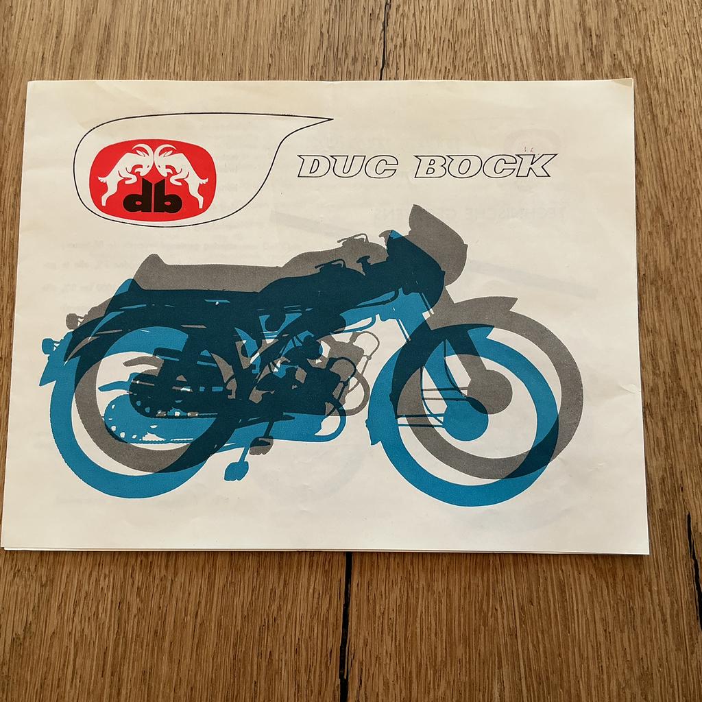 ZELDZAME DUC BOCK BROMFIETS DEALER FOLDER !!! BIEDEN !!!, Ophalen of Verzenden, Zo goed als nieuw