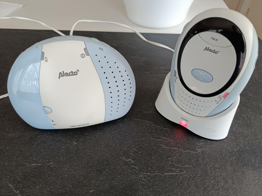 Babyfoon Alecto DBX-85 eco, Kinderen en Baby's, Babyfoons, Ophalen of Verzenden, Zo goed als nieuw, 250 meter of meer