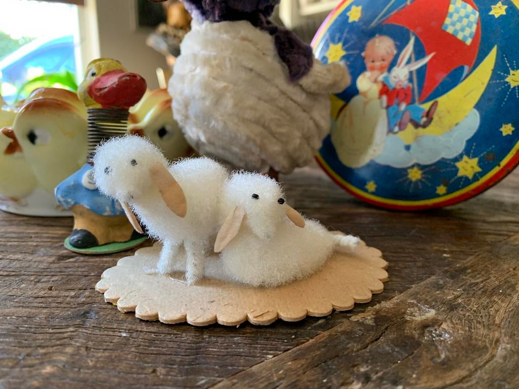 #Pasen schattige chinelle Schaapjes, Gebruikt, T, Ophalen of Verzenden, N