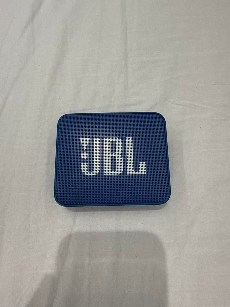 JBL Go Bluetooth Speaker (blauw) + kabel, Ophalen of Verzenden, Zo goed als nieuw