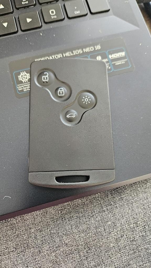 Renault Clio keycard origineel (2018) – in nieuwe staat, Ophalen of Verzenden, Nieuw