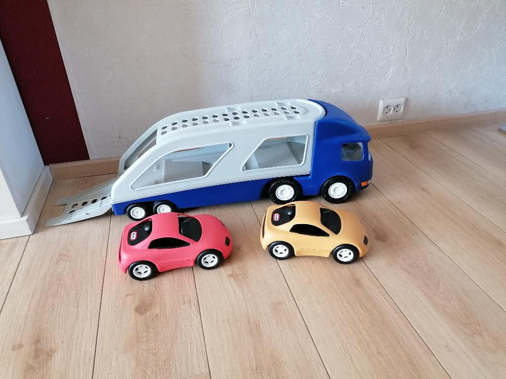 Truck met oplegger, Ophalen, Zo goed als nieuw