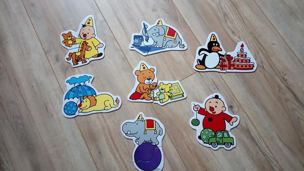 Kinderpuzzels met 2, 3 en 4 stukjes, Ophalen of Verzenden, Zo goed als nieuw