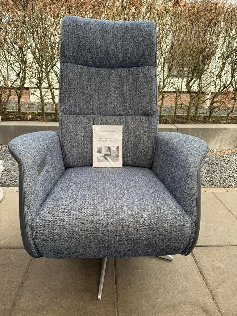 Twice De Toekomst sta op relax stoel relaxfauteuil, Ophalen of Verzenden, Nieuw, Leer, Gratis bezorging regio Utrecht