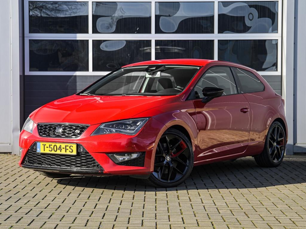 Seat Leon SC 1.8 TSI FR 245pk DSG | Navi | Full LED | Leder/, Euro 5, Gebruikt, Zwart, 4 cilinders