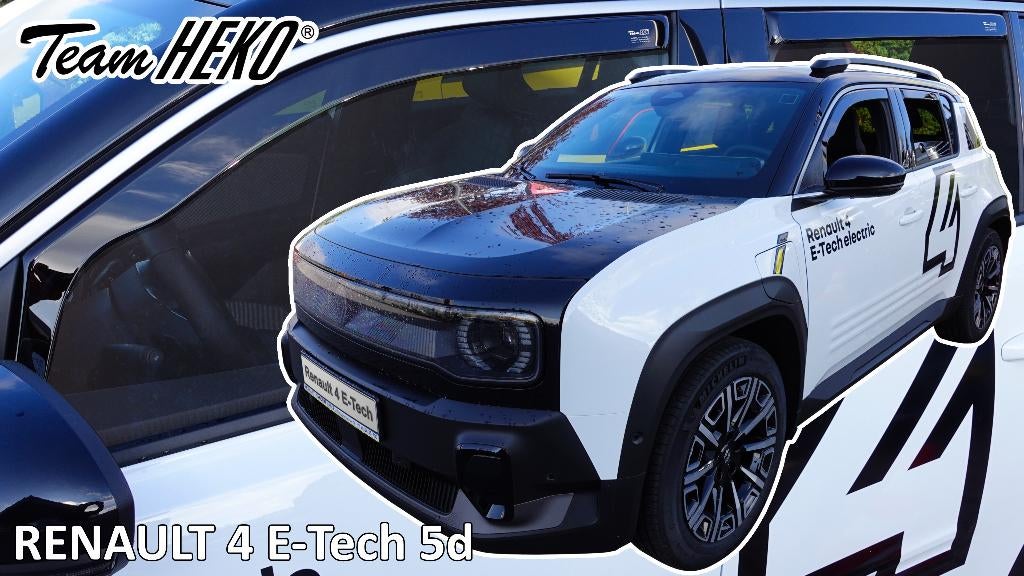 Renault donkere zijwindschermen raamspoilers oa R4 R5 Clio, Ophalen of Verzenden, Nieuw