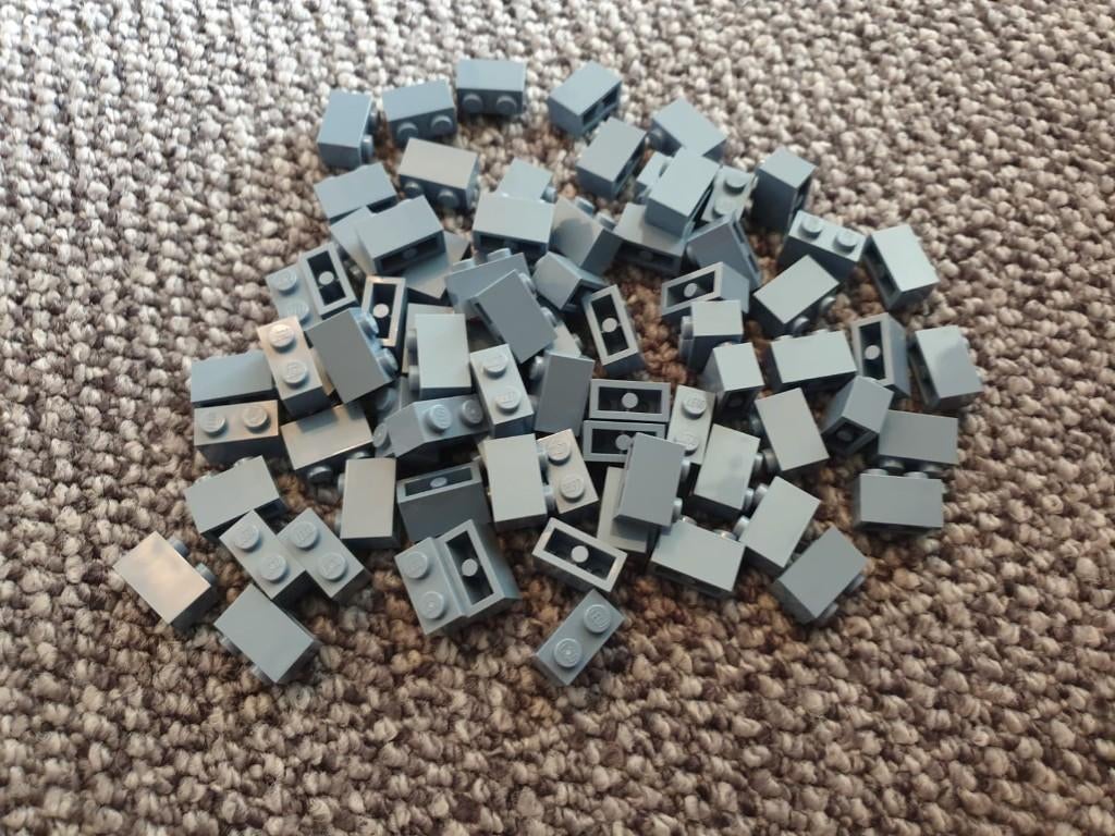 Partij N124=100x Nieuwe Lego stenen 1x2 (Meerdere setjes), Lego, Lego, Lego, Nieuw