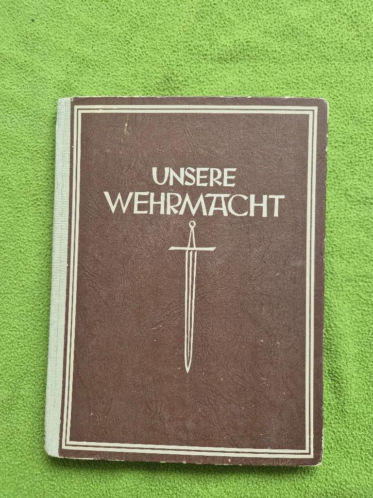Boek WO2 1941 "Unsere Wehrmacht", in goede staat, zeldzaam., Algemeen, Ophalen, Tweede Wereldoorlog, Gelezen