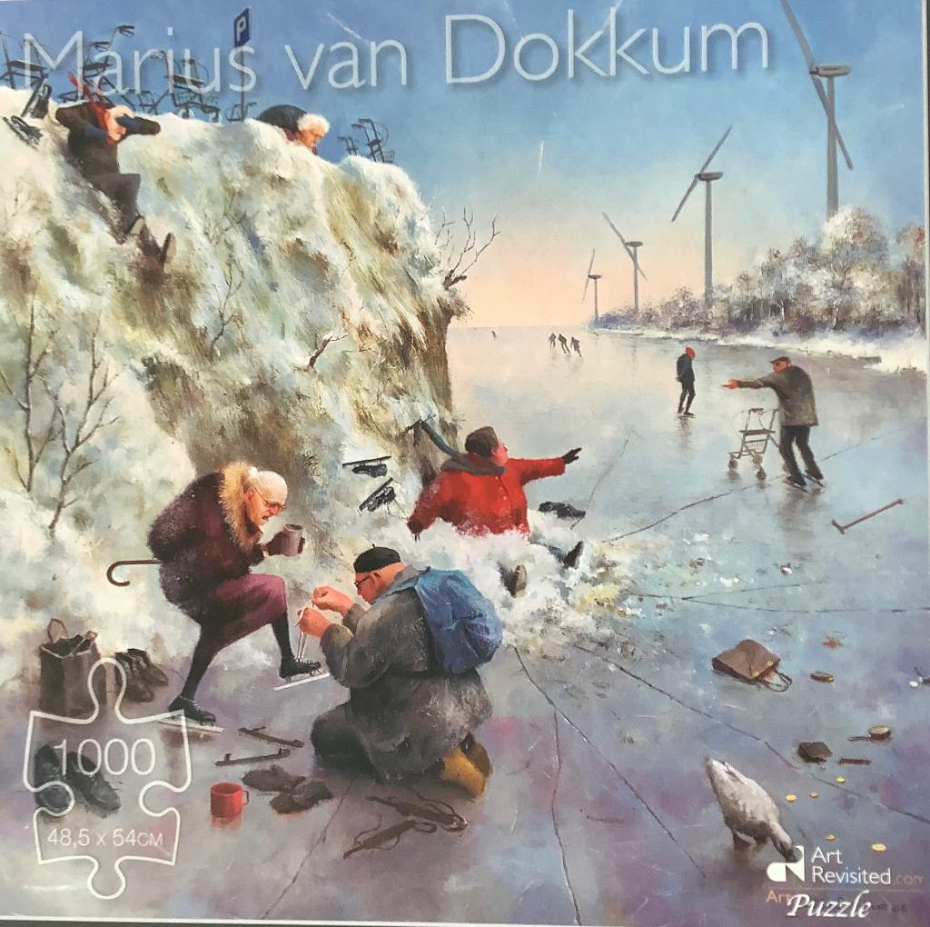 Legpuzzel Marius van Dokkum IJspret, Ophalen, 500 t/m 1500 stukjes, Nieuw, Legpuzzel