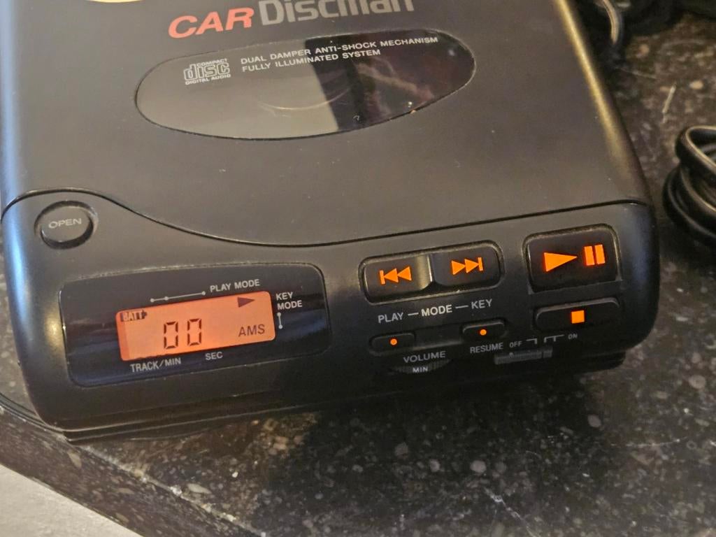 CAR Discman draagbare cd-speler, Audio, Tv en Foto, Walkmans, Discmans en Minidiscspelers, Ophalen of Verzenden, Discman