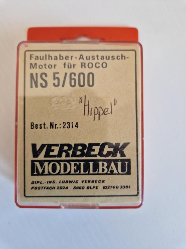 Motor voor Roco Hippel NS 5/600, Ophalen of Verzenden, NS, Roco, Gelijkstroom