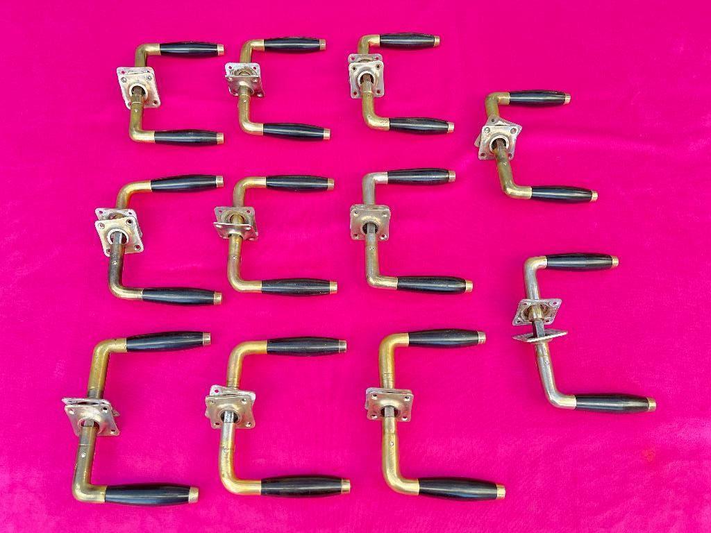 Antieke deurklinken ton model, deur klinken, krukken, grepen, Antiek en Kunst, Curiosa en Brocante, Ophalen of Verzenden