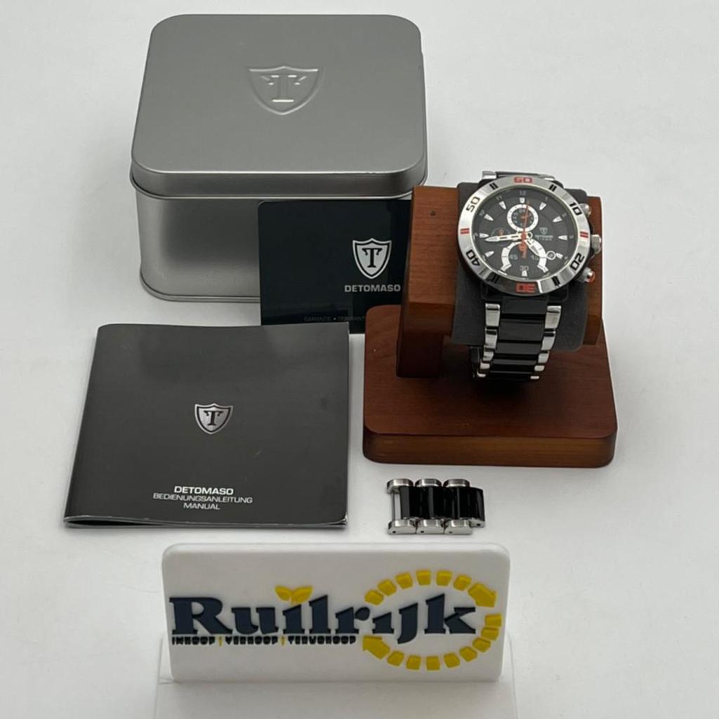 Detomaso TIAGO DT2009-A Herenhorloge - Nette staat, Ruilrijk, Zo goed als nieuw, Info@ruilrijk.nl, Neerstraat 60, 6041 KD Roermond