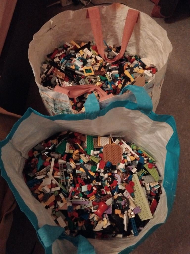 18 kilo gemengde Lego, ongesorteerd, Ophalen of Verzenden, Gebruikt, Losse stenen, Lego