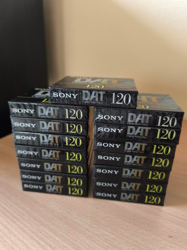 Sony DAT tapes 120 min, Cd's en Dvd's, Cassettebandjes, 2 t/m 25 bandjes, Overige genres, Ophalen of Verzenden, Nieuw in verpakking