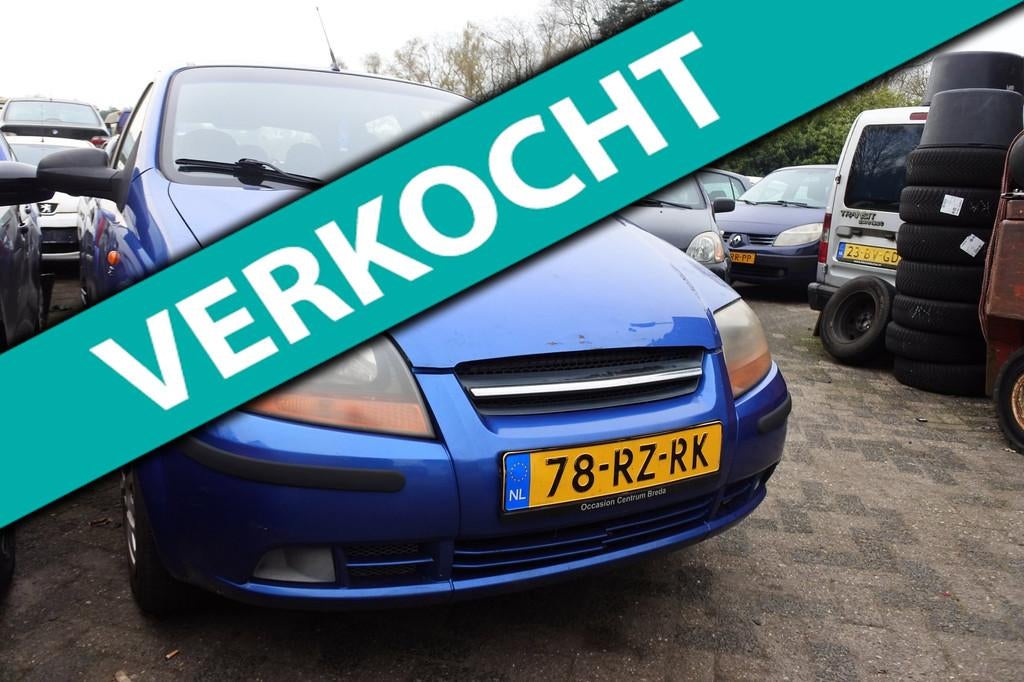 Chevrolet Kalos 1.2 Spirit 5 drs nw apk 4-4-2027 div exstra,, Voorwielaandrijving, 1150 cc, 4 cilinders, 965 kg