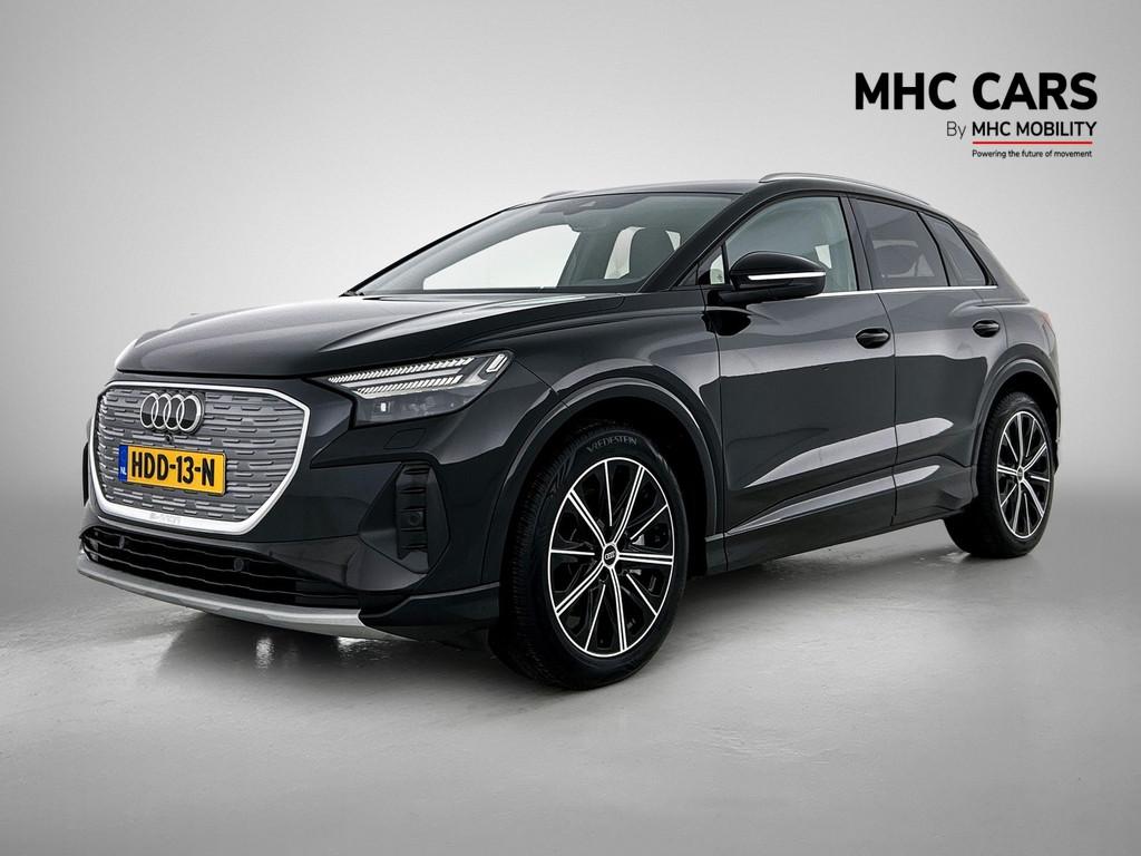 Audi Q4 e-tron 45 quattro Advanced edition 82 kWh | Assisten, Automaat, Stof, Gebruikt, Zwart