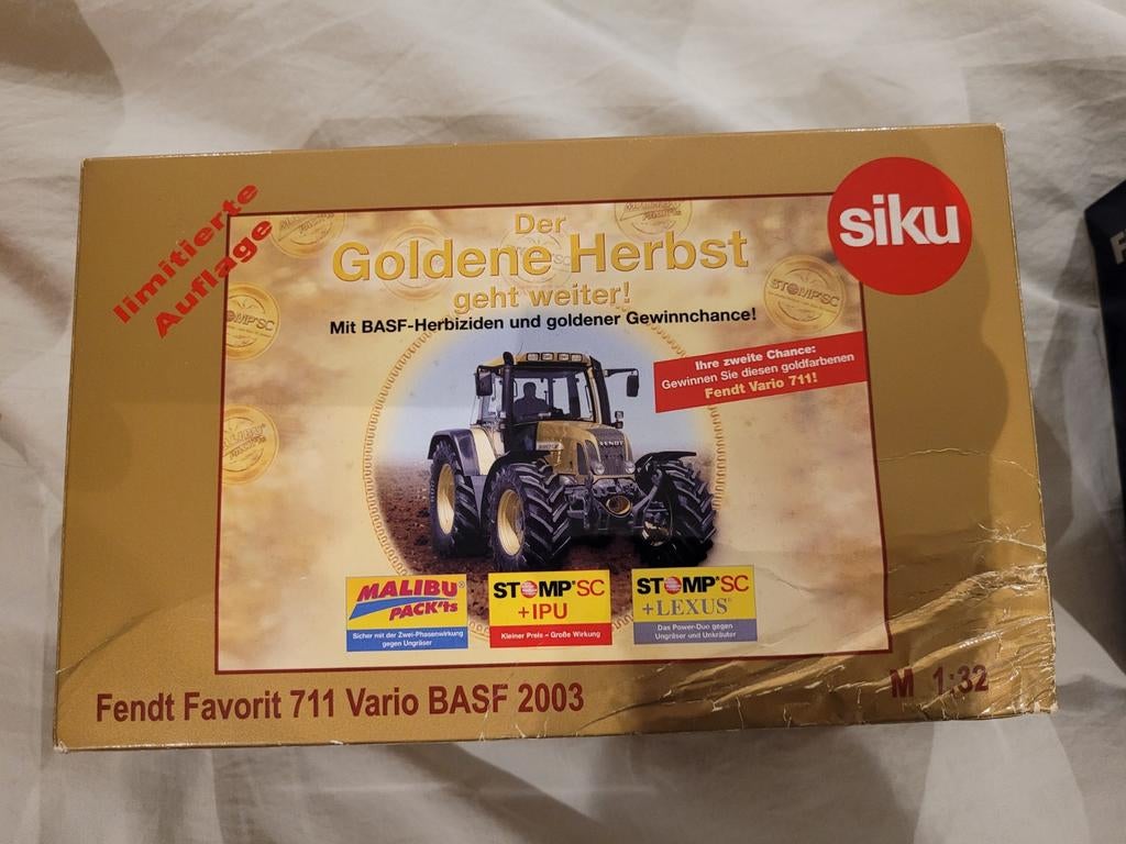 Fendt 711 vario BASF 1:32 nieuw in doos limited edition, Ophalen of Verzenden, Nieuw, Tractor of Landbouw, SIKU