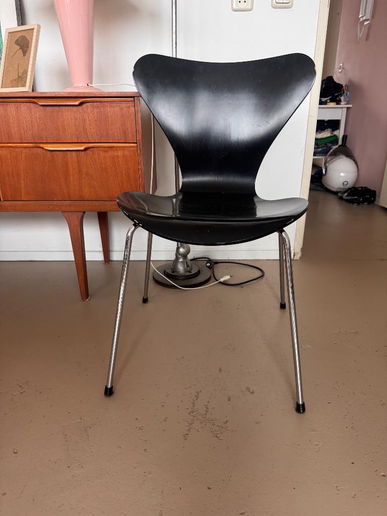 Vlinder stoel, Ophalen, Gebruikt, Zwart, Hout