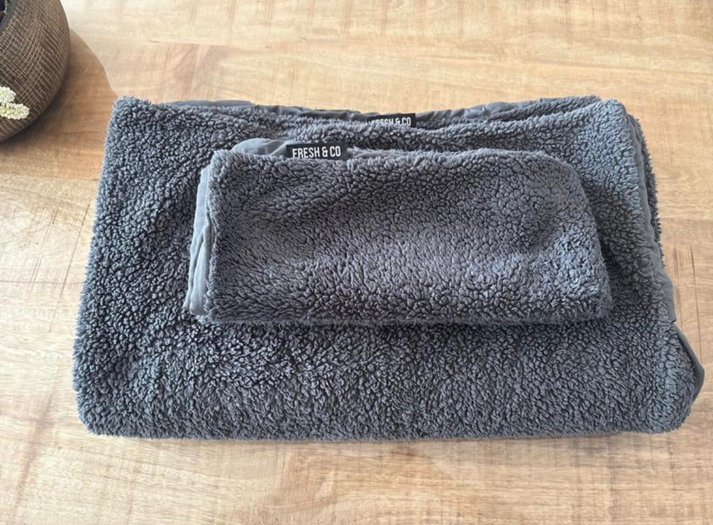 4 keer teddy dekbed overtrek, Dekbedovertrek, Tweepersoons, Ophalen of Verzenden, Zo goed als nieuw