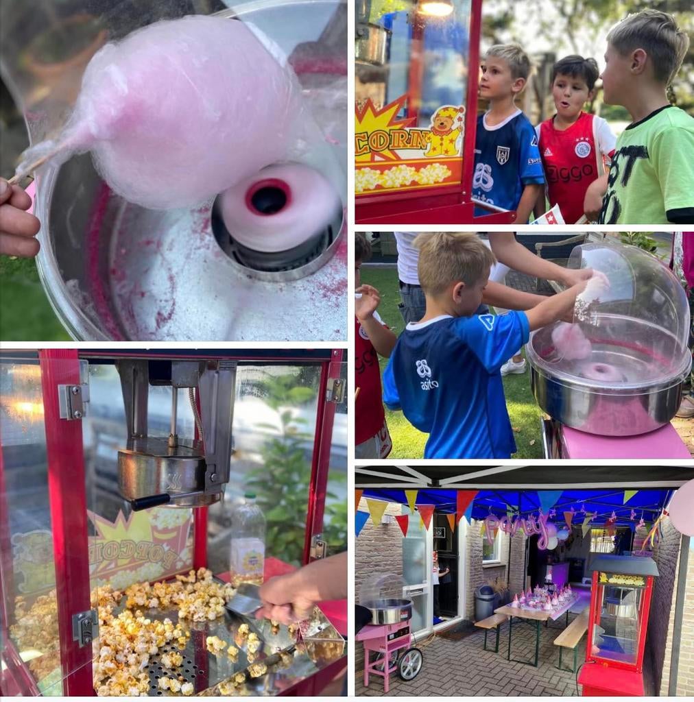 Popcorn en suikerspinmachine te huur!, Eén persoon, Kortingskaart