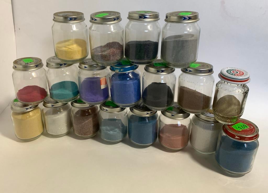 Potjes Sandy Art zandkunst en glitter decoratiezand zand, Ophalen of Verzenden, Zo goed als nieuw
