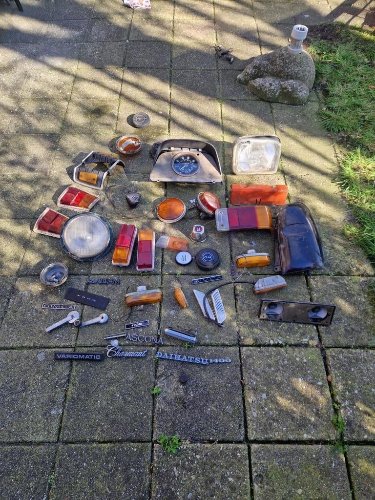 Partij oldtimer onderdelen.Opel Daf Simca Ford, Ophalen of Verzenden, Opel